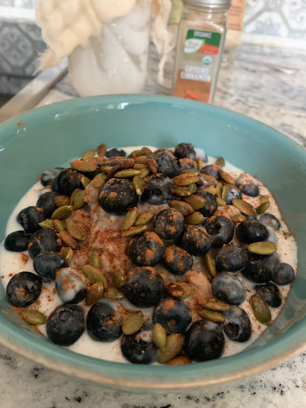 Blueberry Cream of Rice