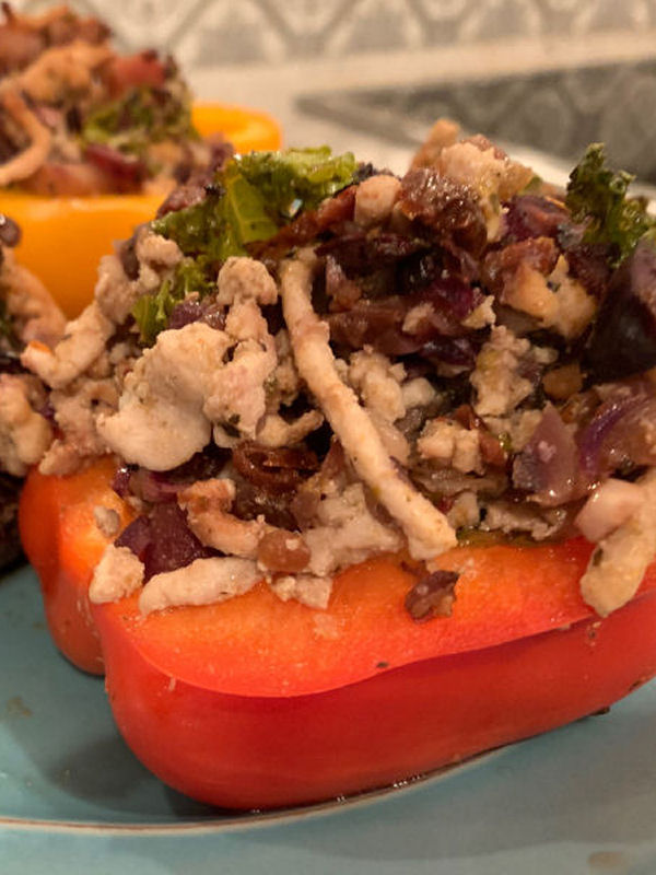 Stuffed Peppers & Portabellas