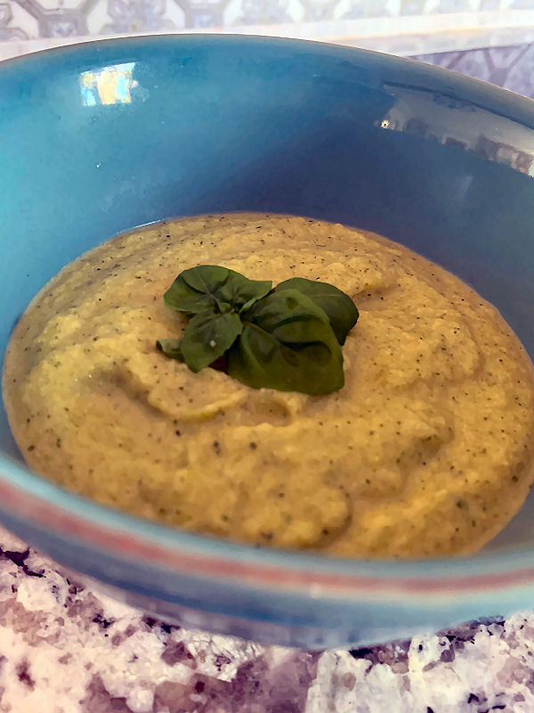 Cashew Zucchini Basil Soup