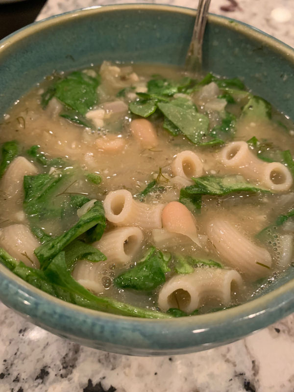 White Pasta Fagioli Soup