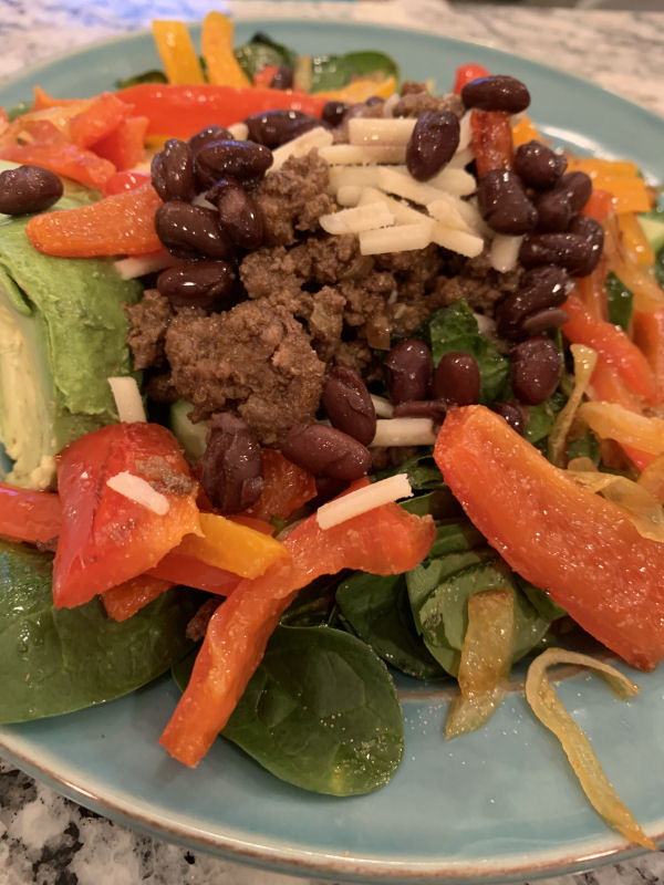 Grass Fed Beef Taco Salad