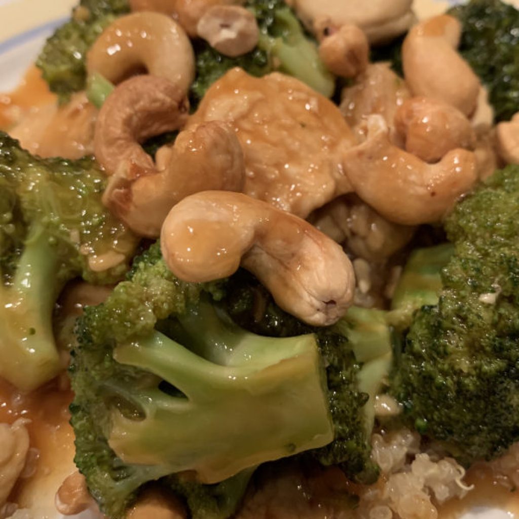 Chicken Broccoli with Cashews