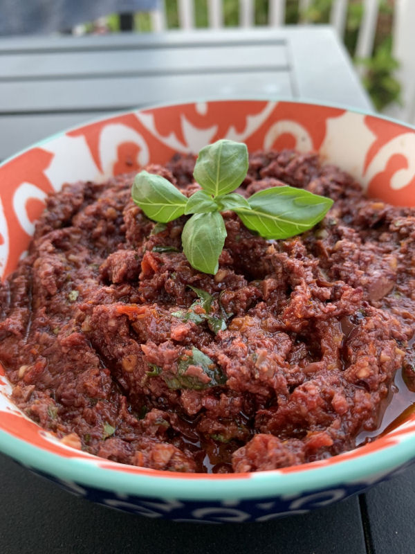 Sundried Tomato Olive Tapenade