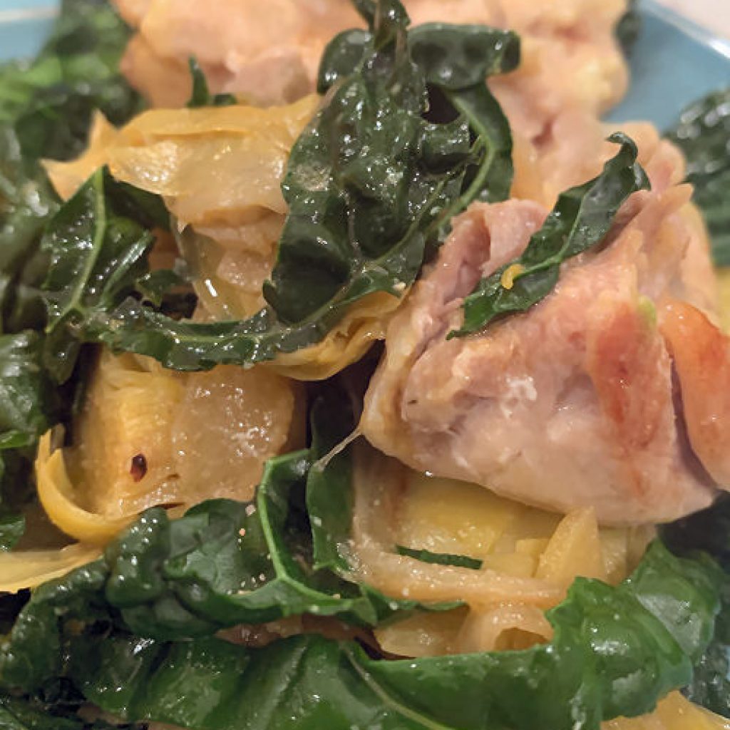 What's Christi Cooking Monday: Chicken, Black Magic Kale & Artichokes