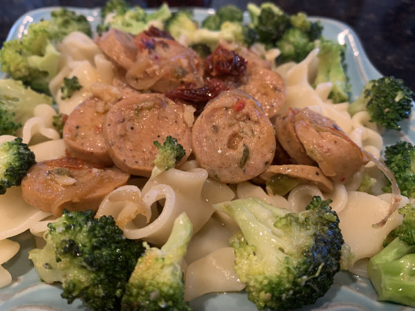 Italian Style Chicken Sausage & Broccoli