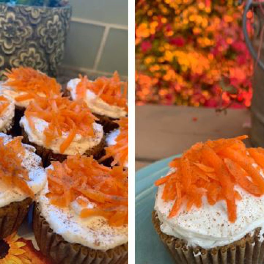 What You Have Been Asking For! Christi's Carrot Cupcakes with Vegan Cream Cheese Frosting