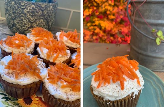 What You Have Been Asking For! Christi’s Carrot Cupcakes with Vegan Cream Cheese Frosting