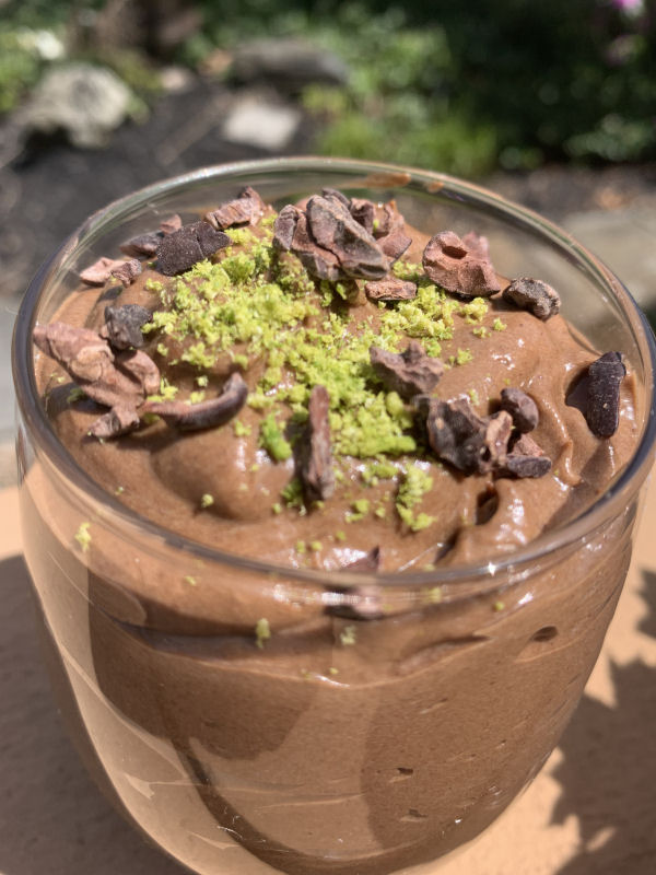 Chocolate Lime Avocado Mousse