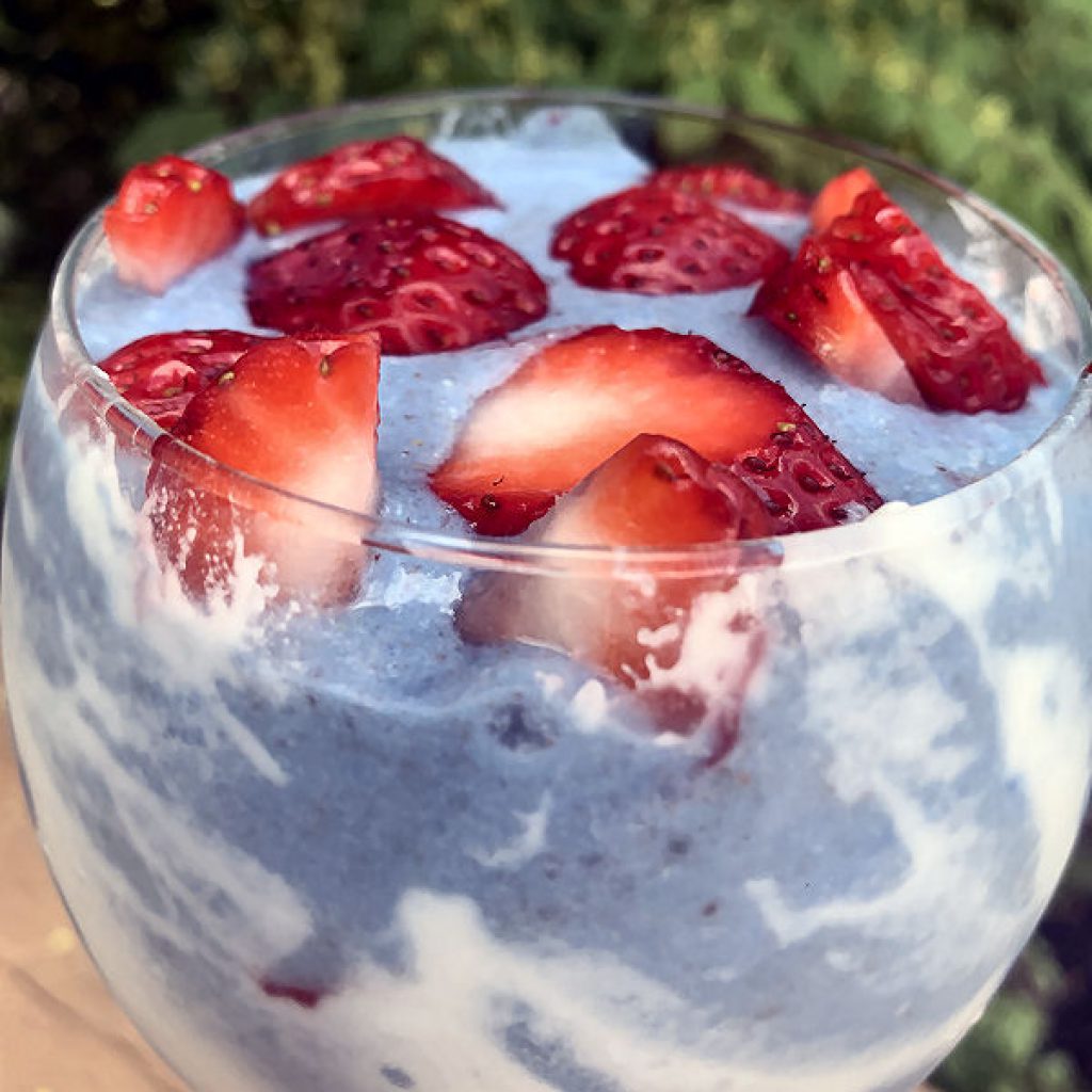 Happy, Safe, & Healthy 4th of July Wishes - Red, White, & Blue Super Smoothie